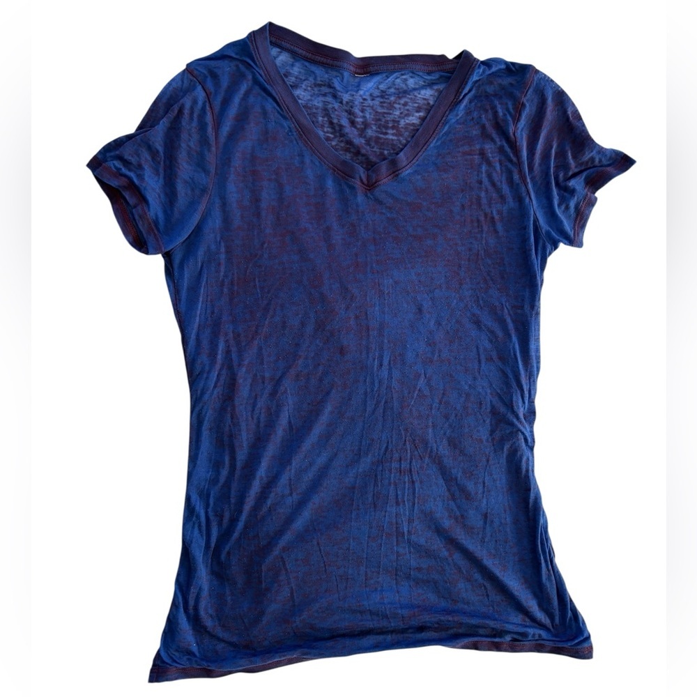 Blue V-Neck T-Shirt